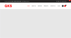 Desktop Screenshot of gks-india.com